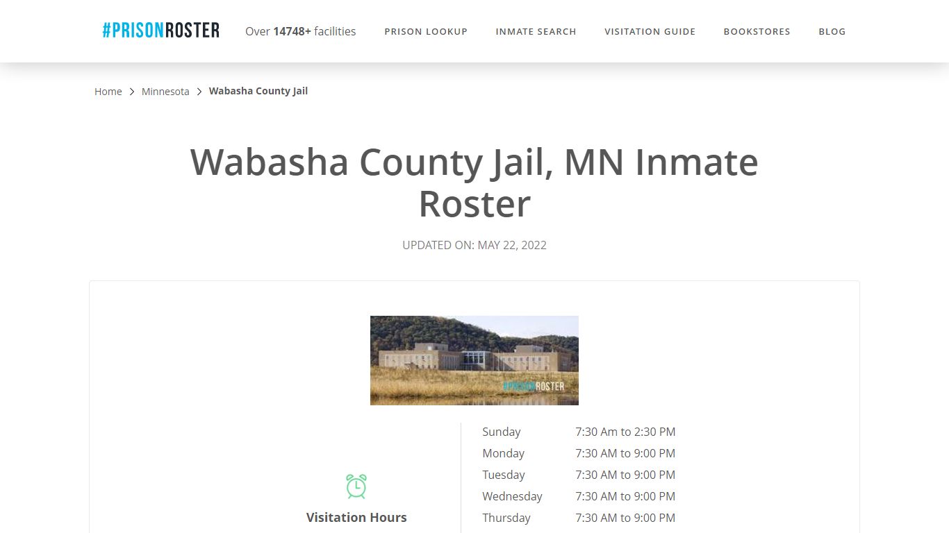 Wabasha County Jail, MN Inmate Roster