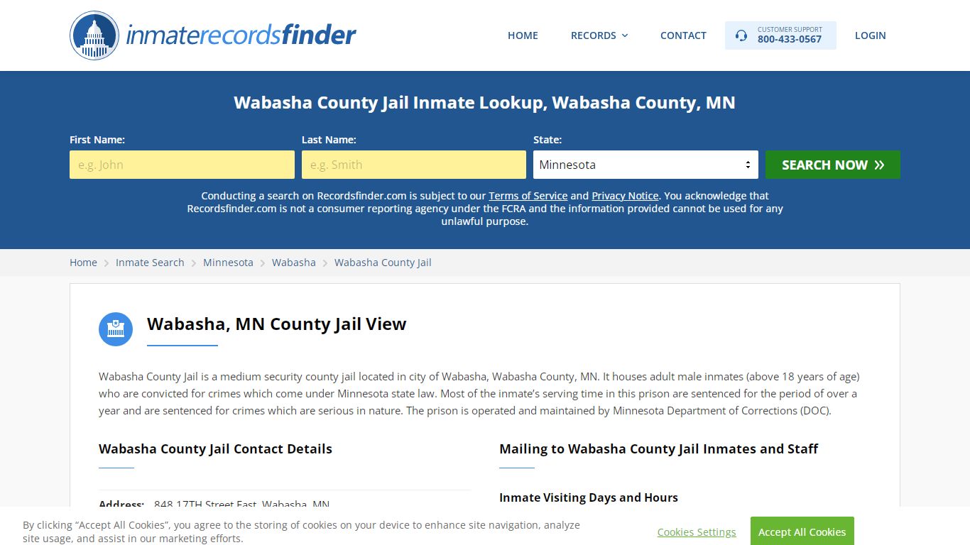 Wabasha County Jail Roster & Inmate Search, Wabasha County ...